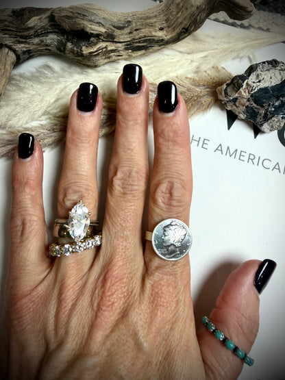 Mercury Dime Rings