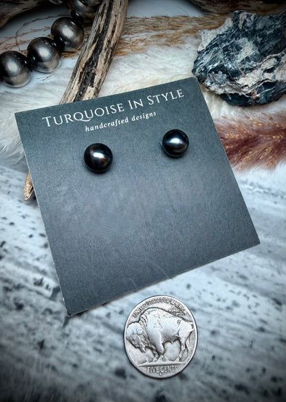 9mm Sterling Pearls Earring
