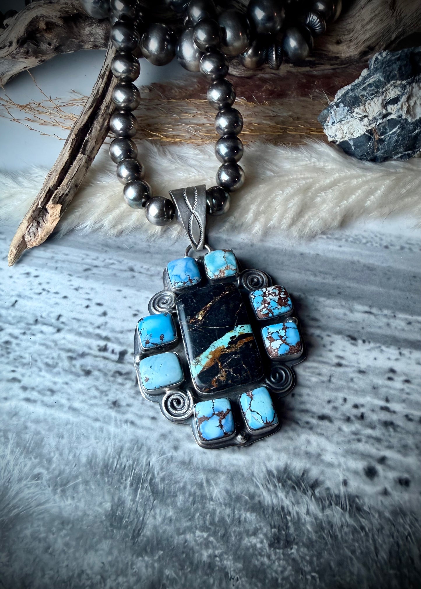 Golden Hills and Blackjack Pendant