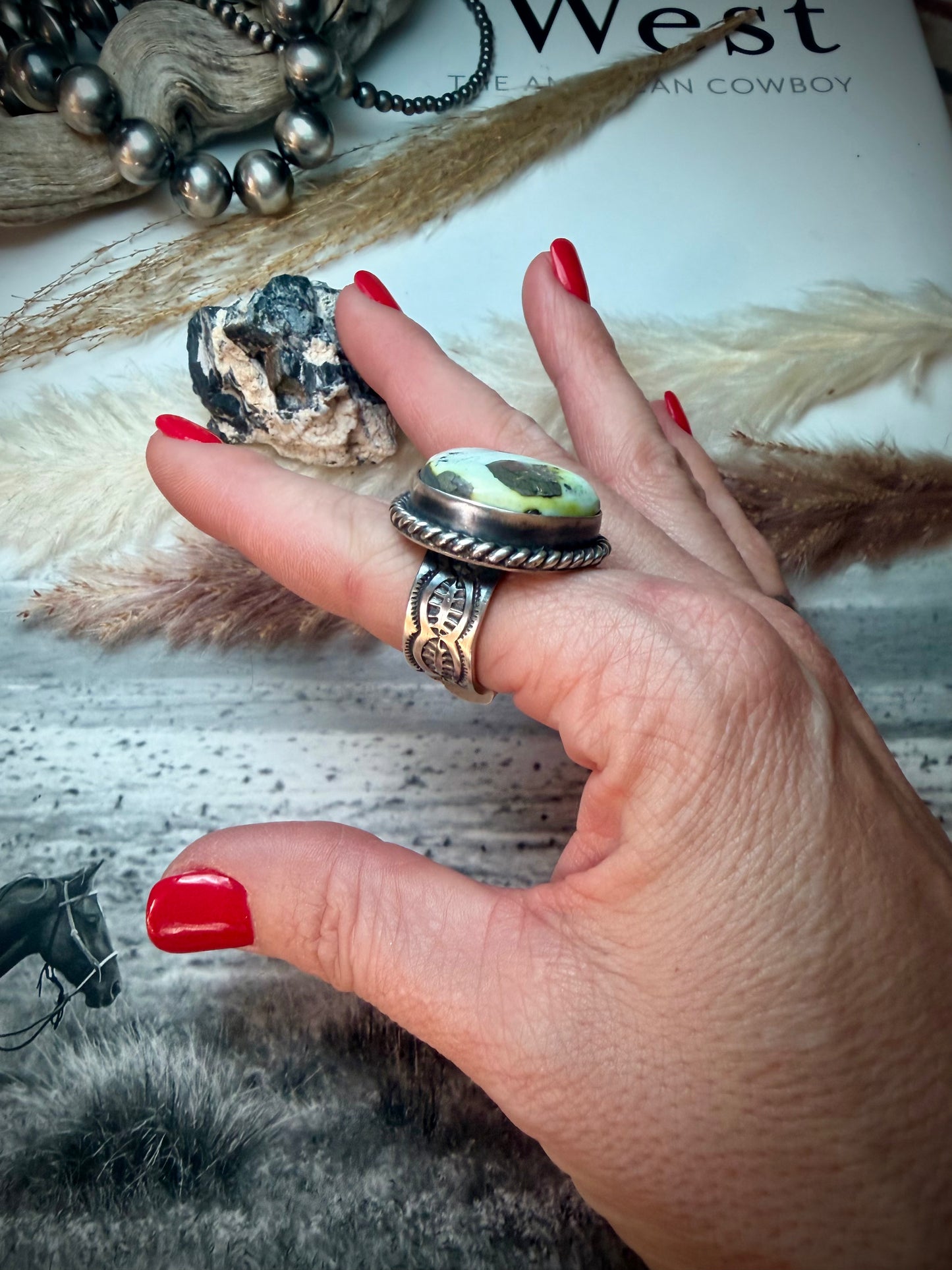 Statement Chimney Butte Palomino Ring