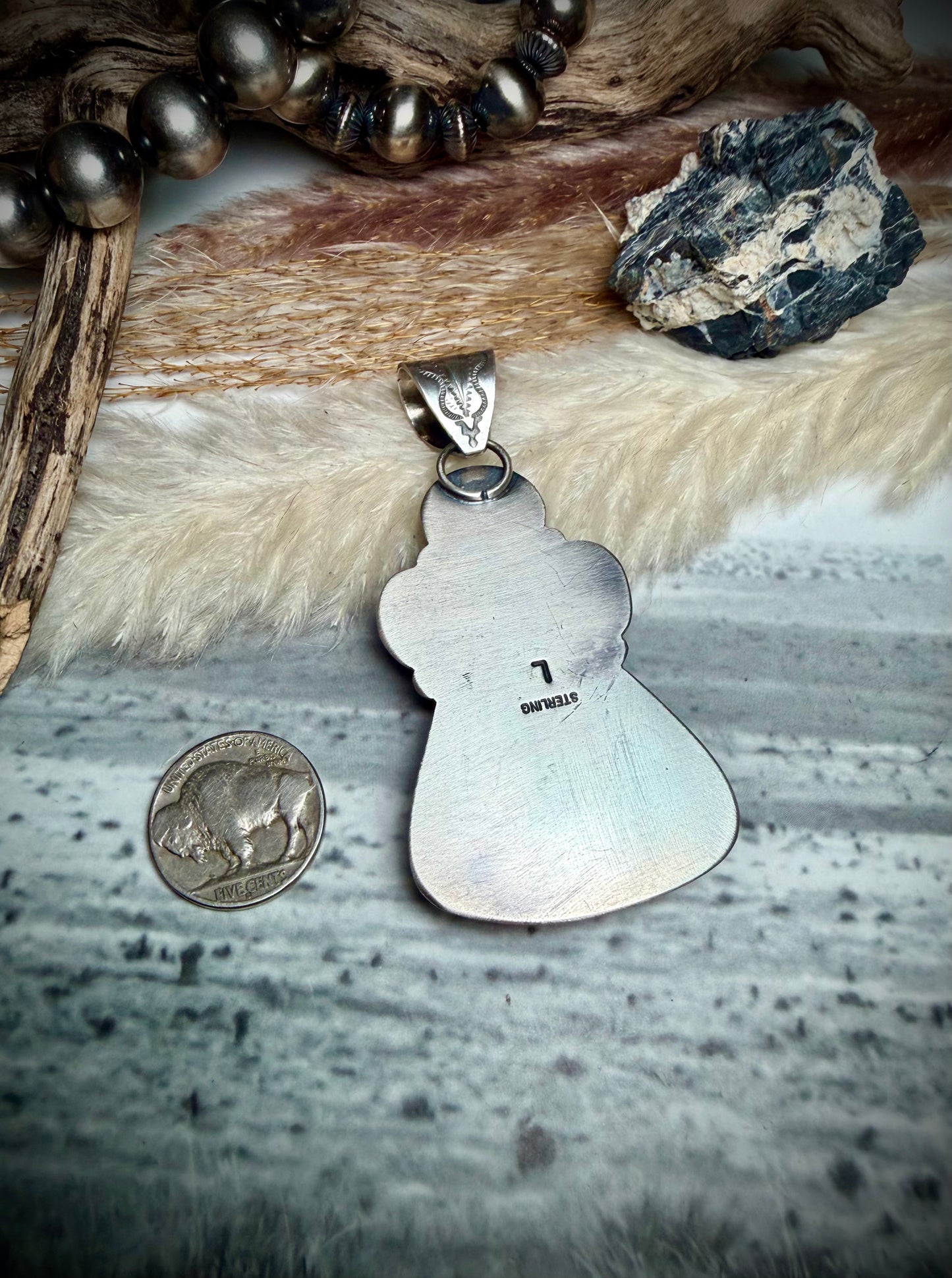 Golden Hills and Bumblebee Jasper Pendant