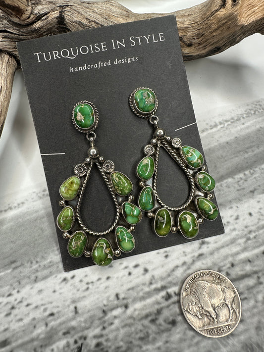 Green Goddess Earrings