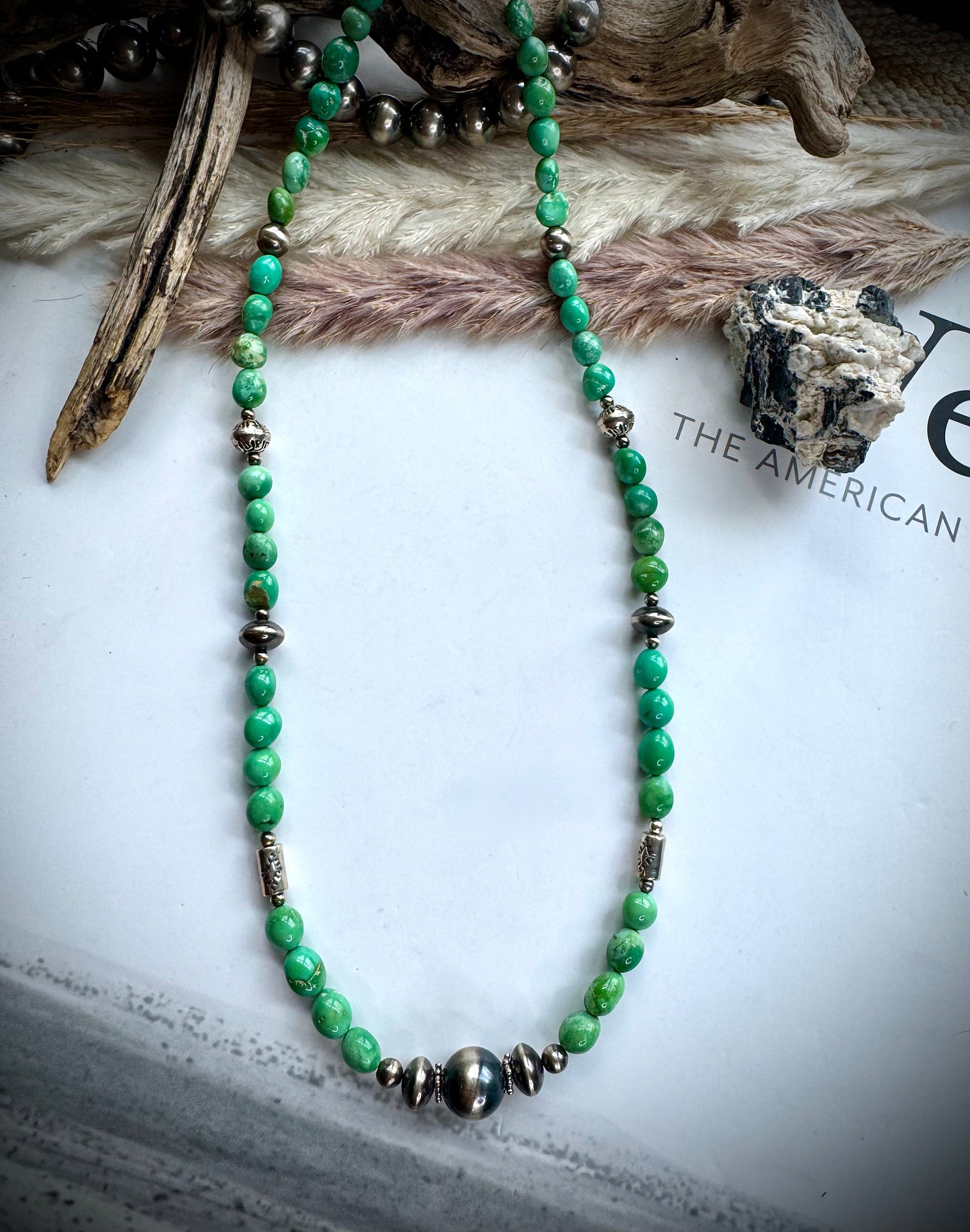 20" Sonoran & Pearl Necklace