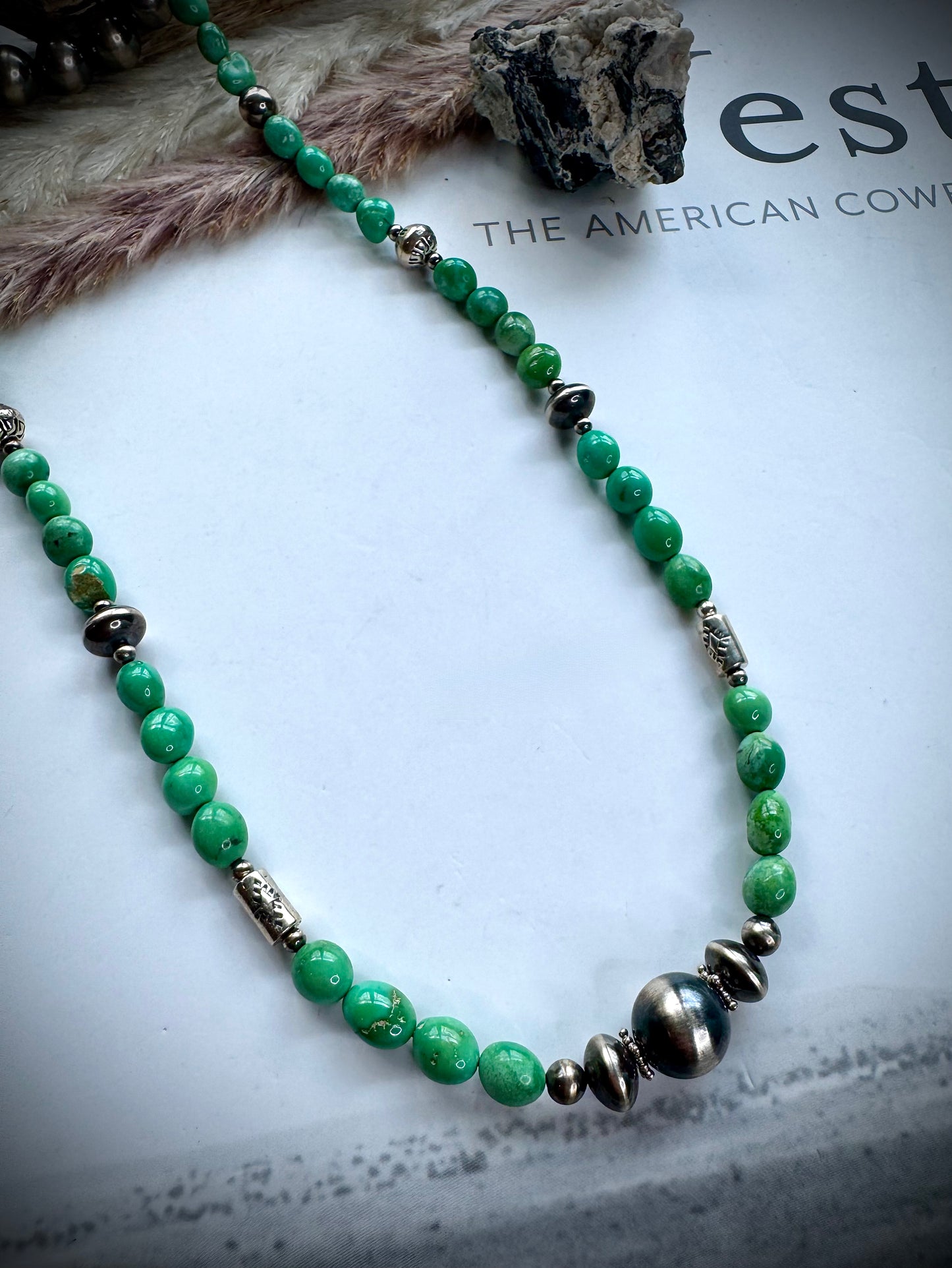 20" Sonoran & Pearl Necklace