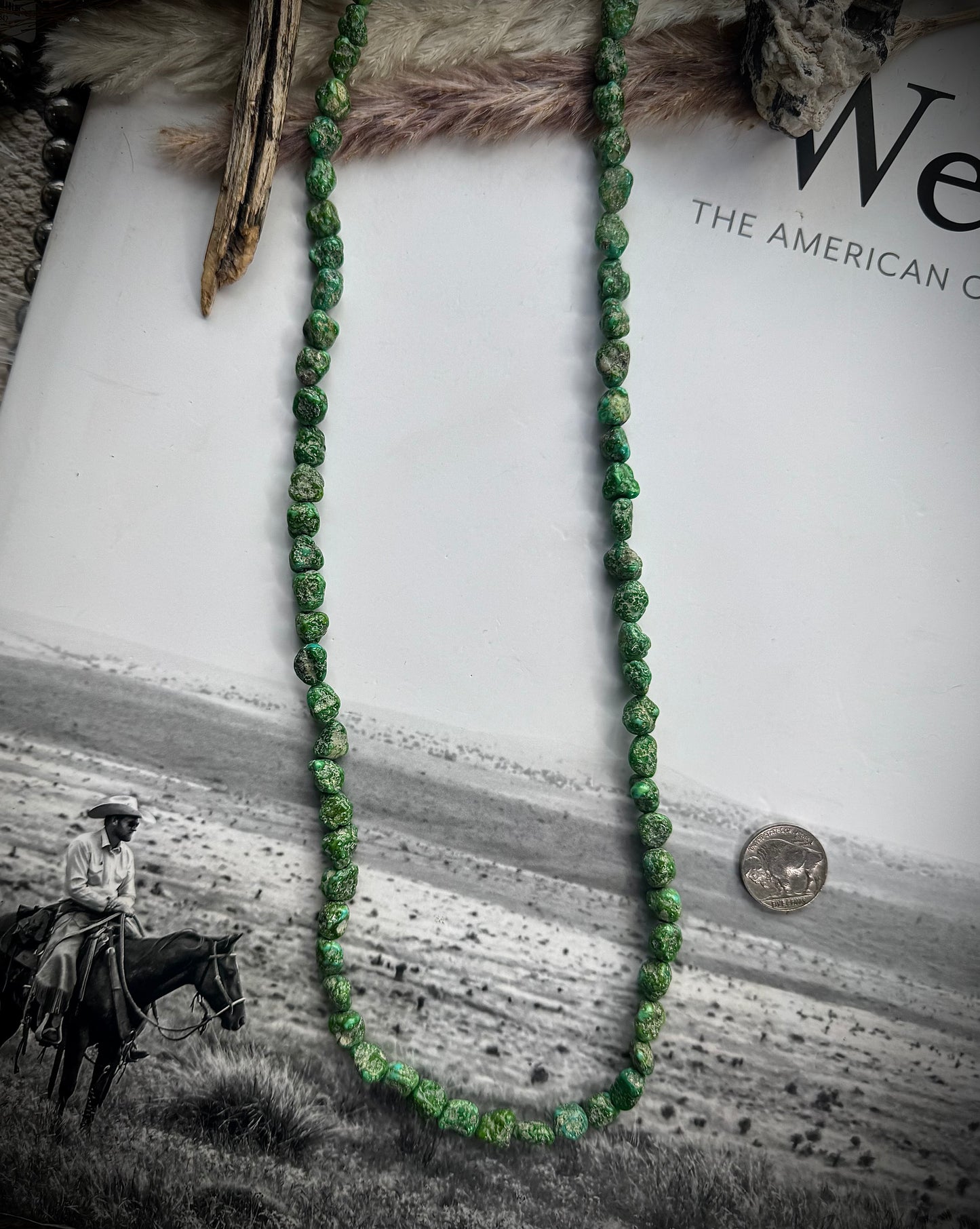 30" Sonoran Gold Beaded Necklace