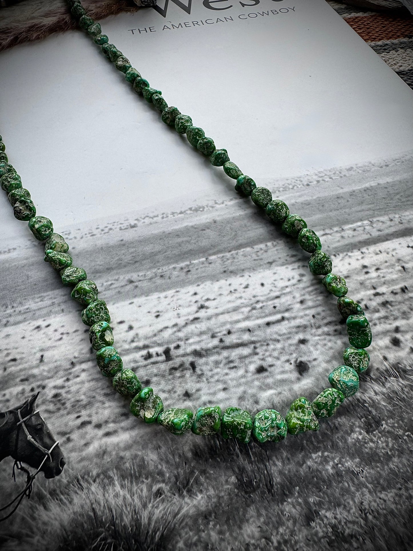 30" Sonoran Gold Beaded Necklace