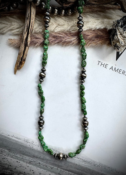 23" Sonoran, Pearl, and Saucer Necklace