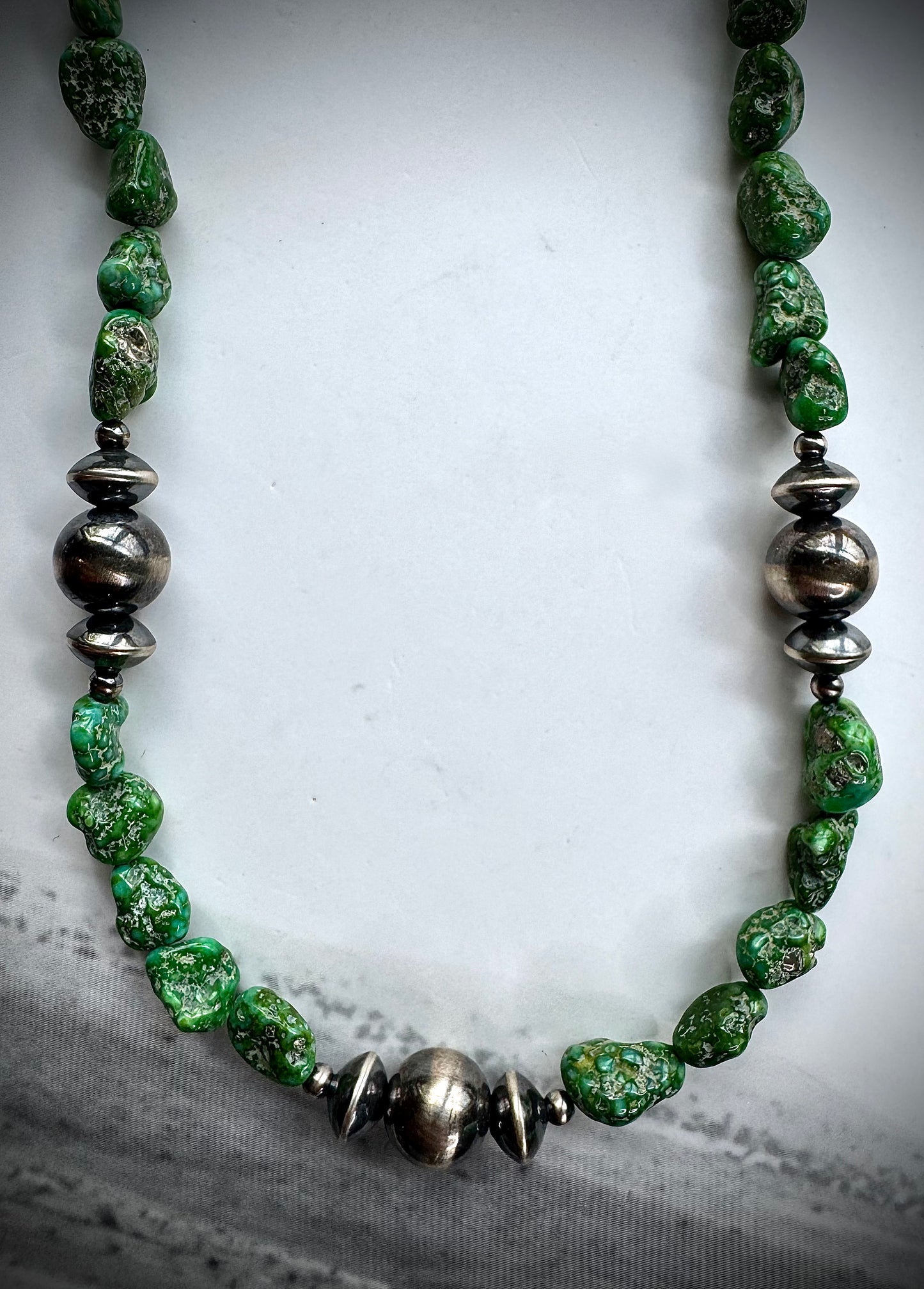 23" Sonoran, Pearl, and Saucer Necklace