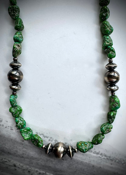23" Sonoran, Pearl, and Saucer Necklace