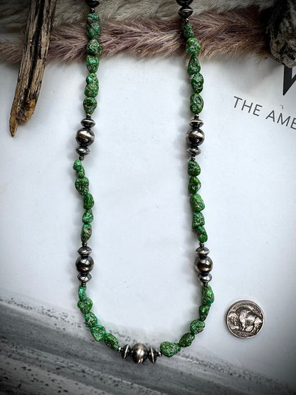 23" Sonoran, Pearl, and Saucer Necklace