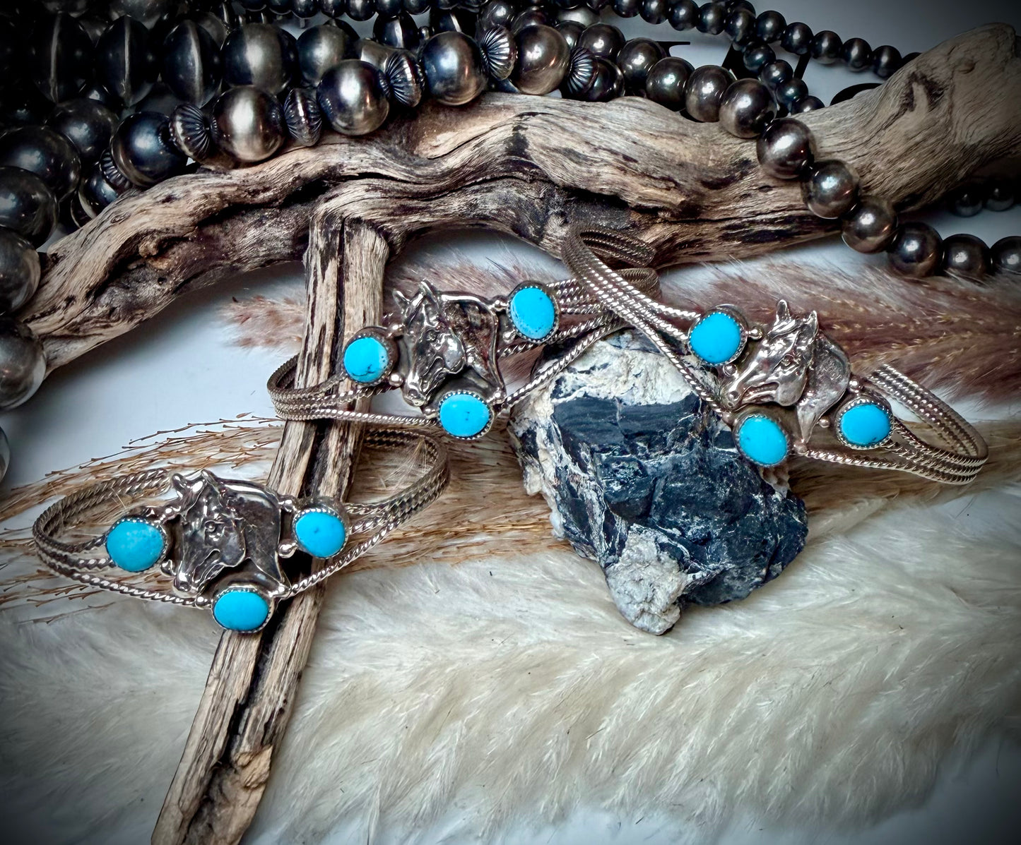 Gregg Yazzie Horse Cuff