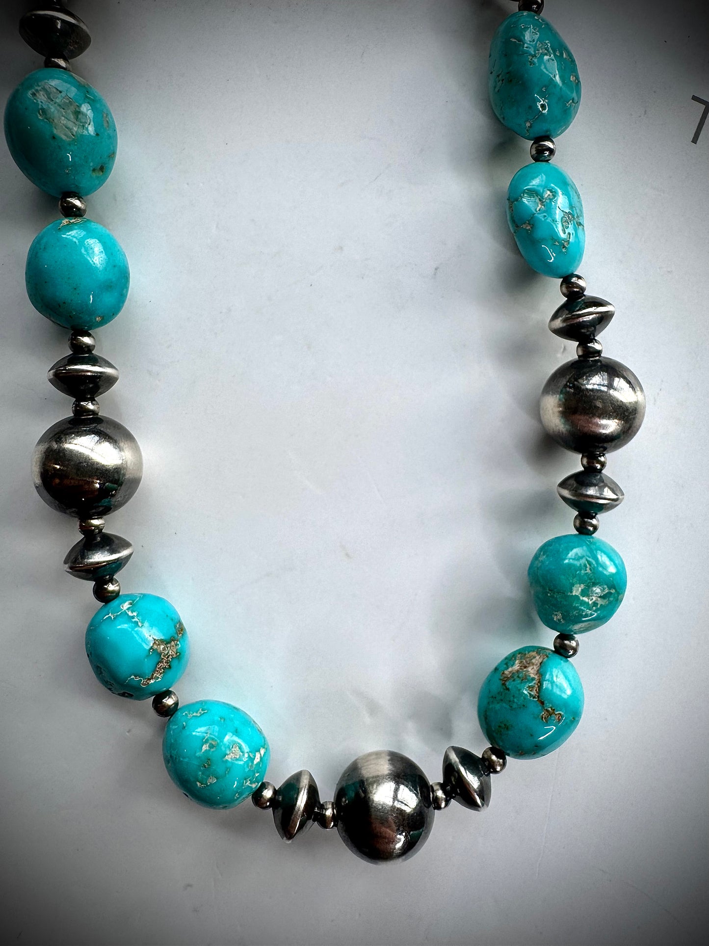 18" Sonoran Rose & Sterling PearlNecklace