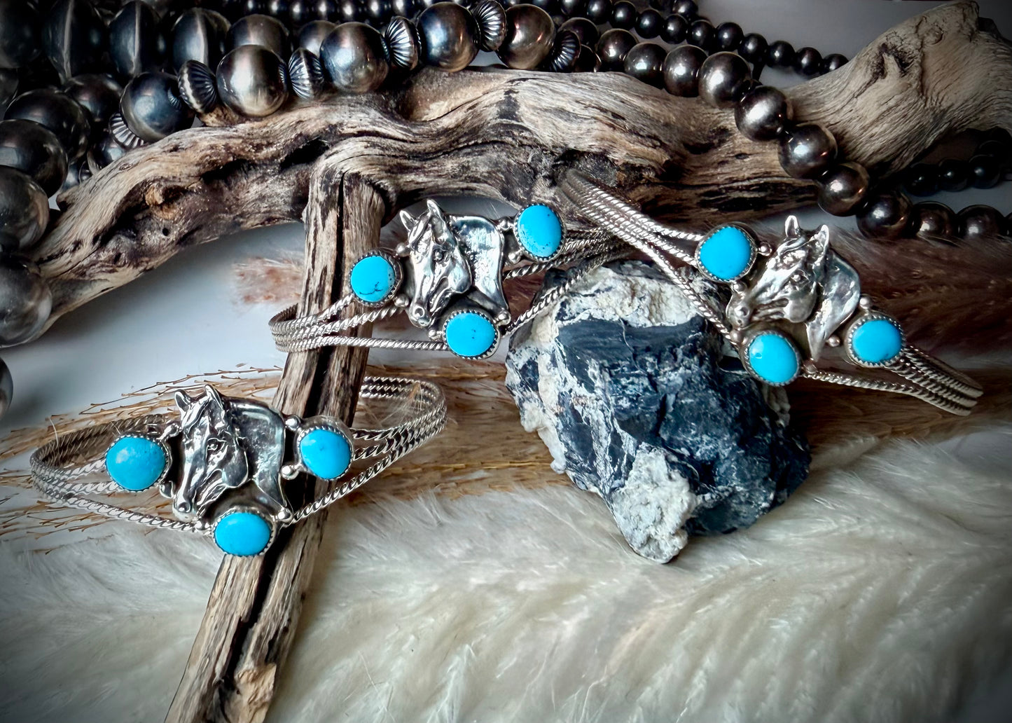 Gregg Yazzie Horse Cuff