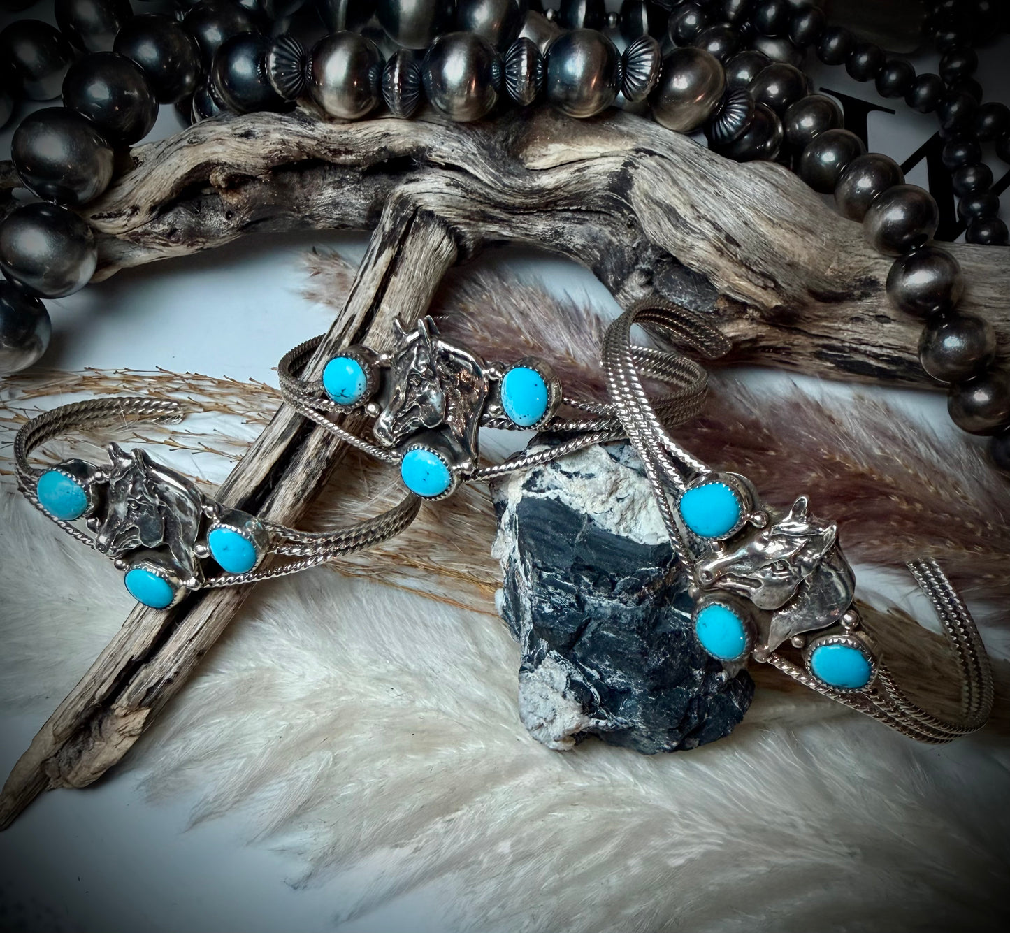 Gregg Yazzie Horse Cuff