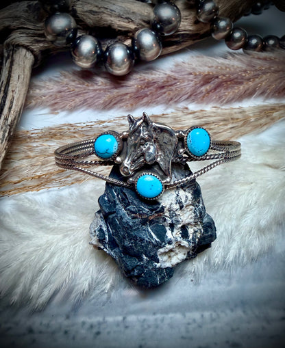 Gregg Yazzie Horse Cuff