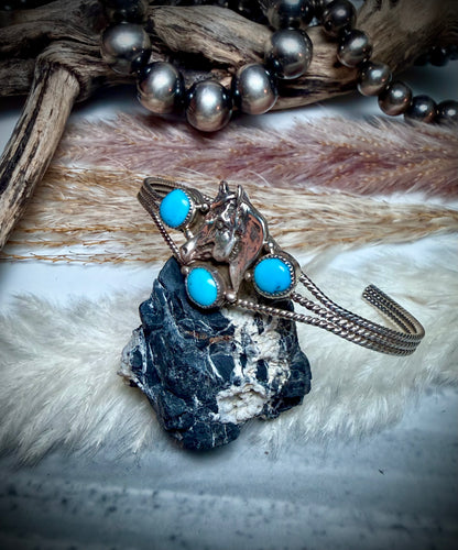 Gregg Yazzie Horse Cuff