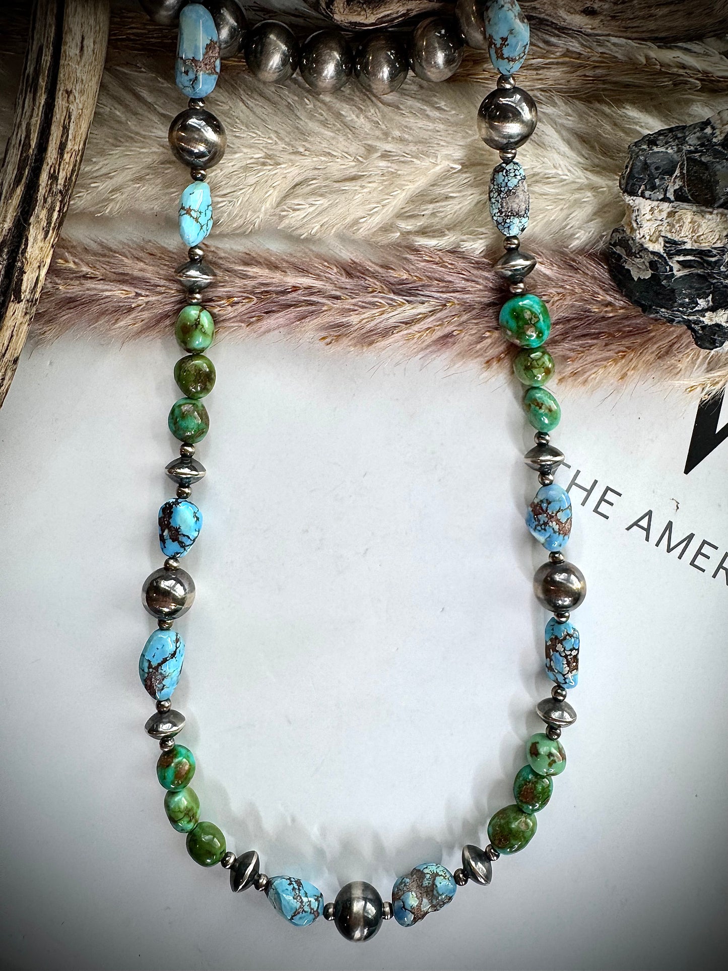 19" Sonoran Gold and Golden Hills Pearl, and Saucer Necklace