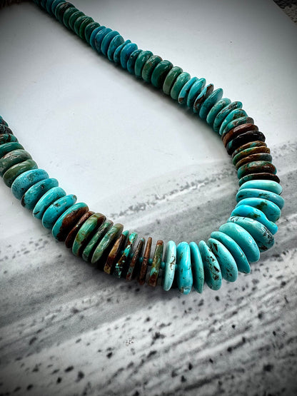 24" Graduated Turquoise Necklace