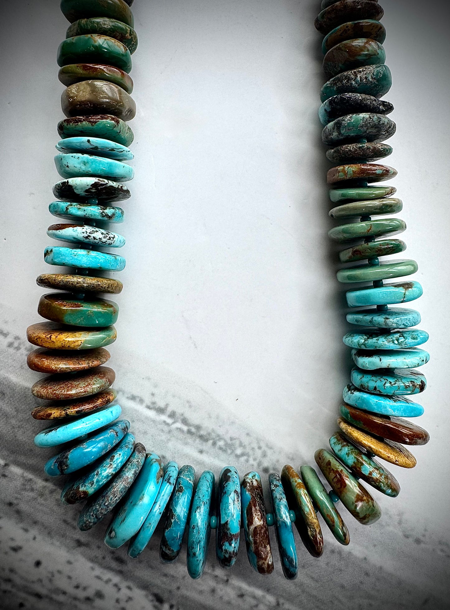 24" Graduated Turquoise Necklace