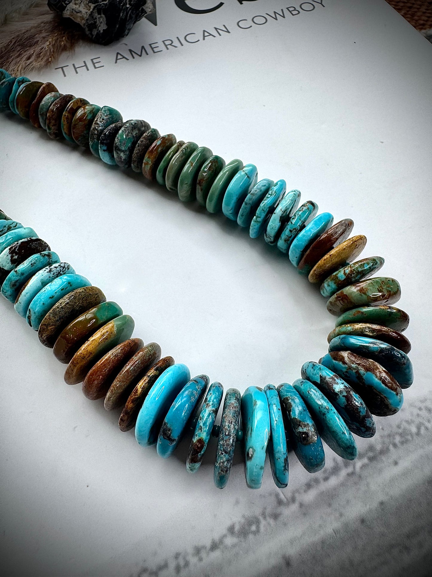 24" Graduated Turquoise Necklace