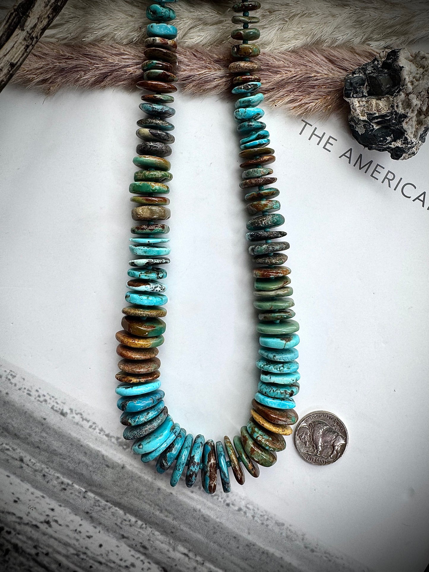 24" Graduated Turquoise Necklace