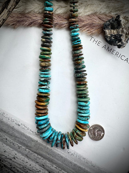 24" Graduated Turquoise Necklace