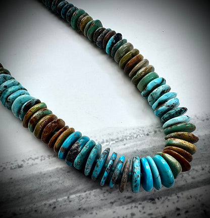 24" Graduated Turquoise Necklace