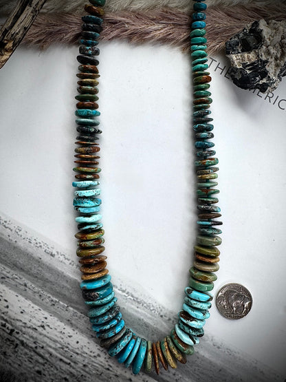 24" Graduated Turquoise Necklace
