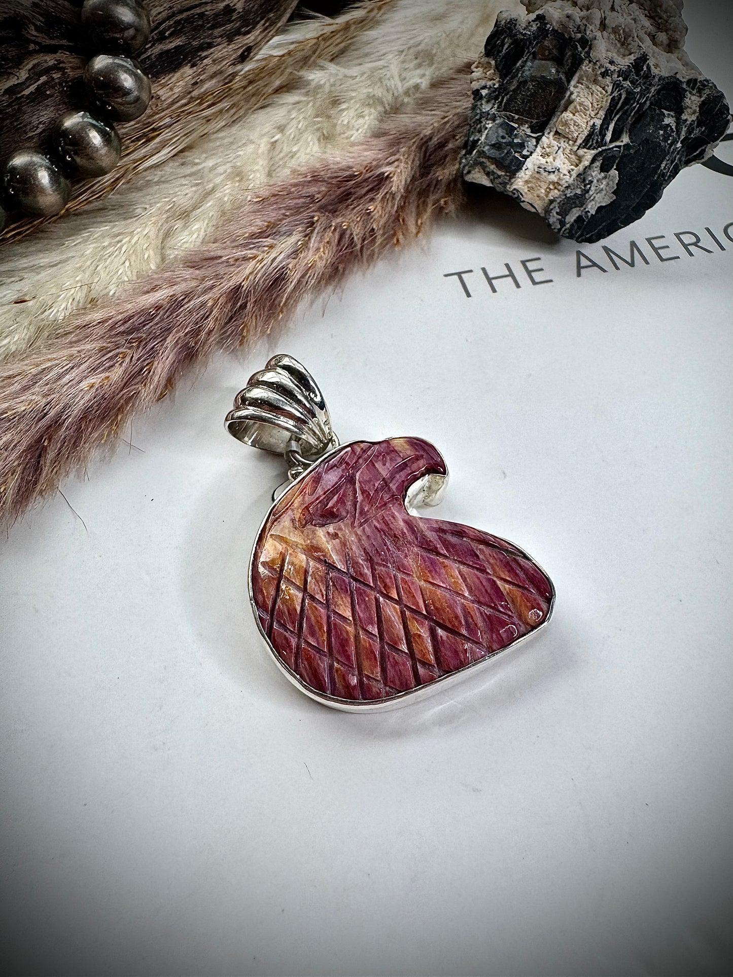 Stephen's Rising Eagle Pendant