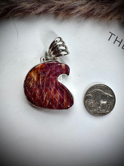 Stephen's Rising Eagle Pendant