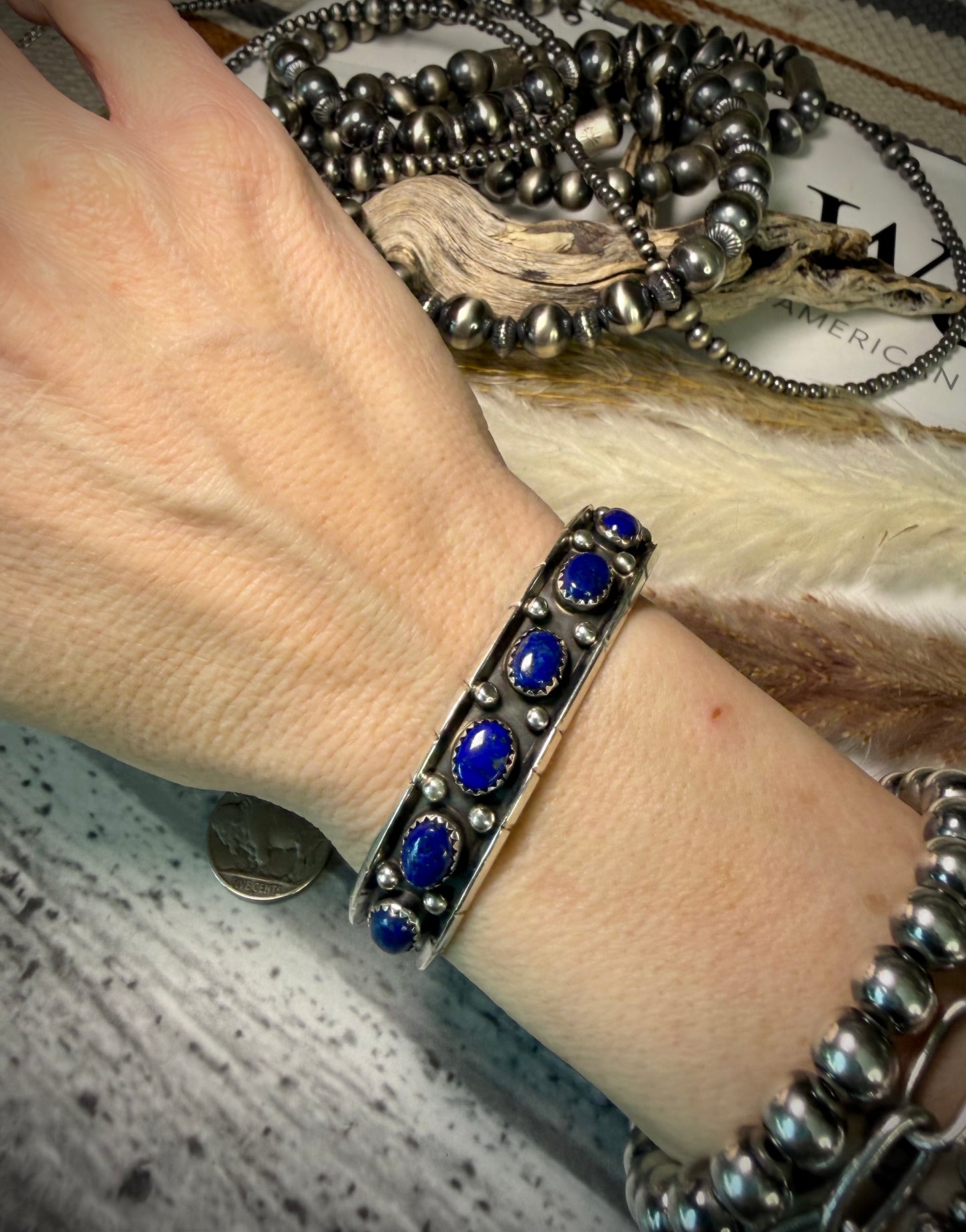 Reed Charley Lapis Cuff