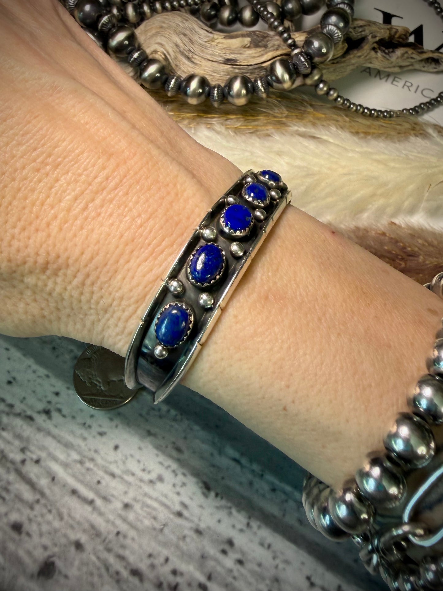 Reed Charley Lapis Cuff