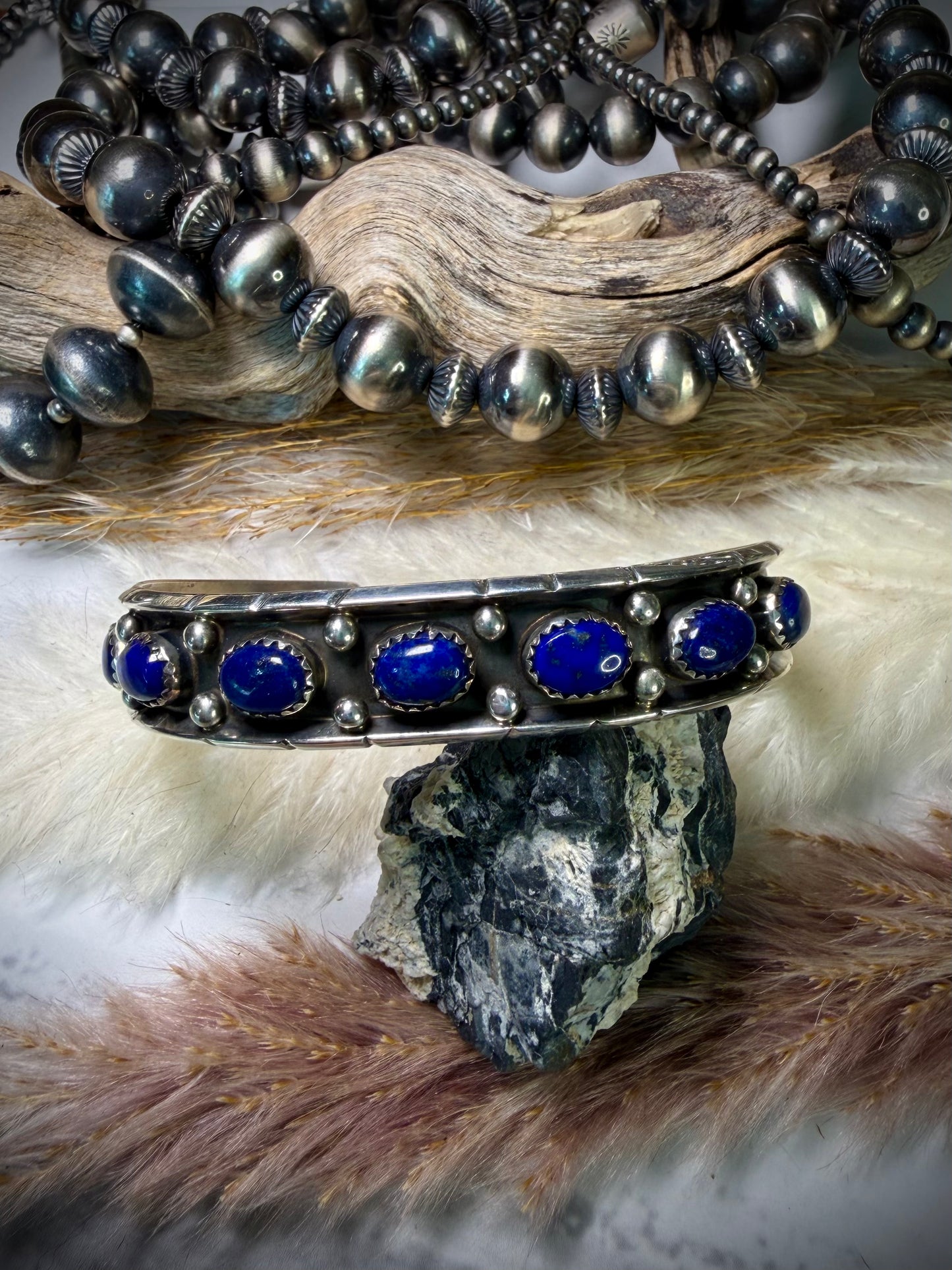 Reed Charley Lapis Cuff