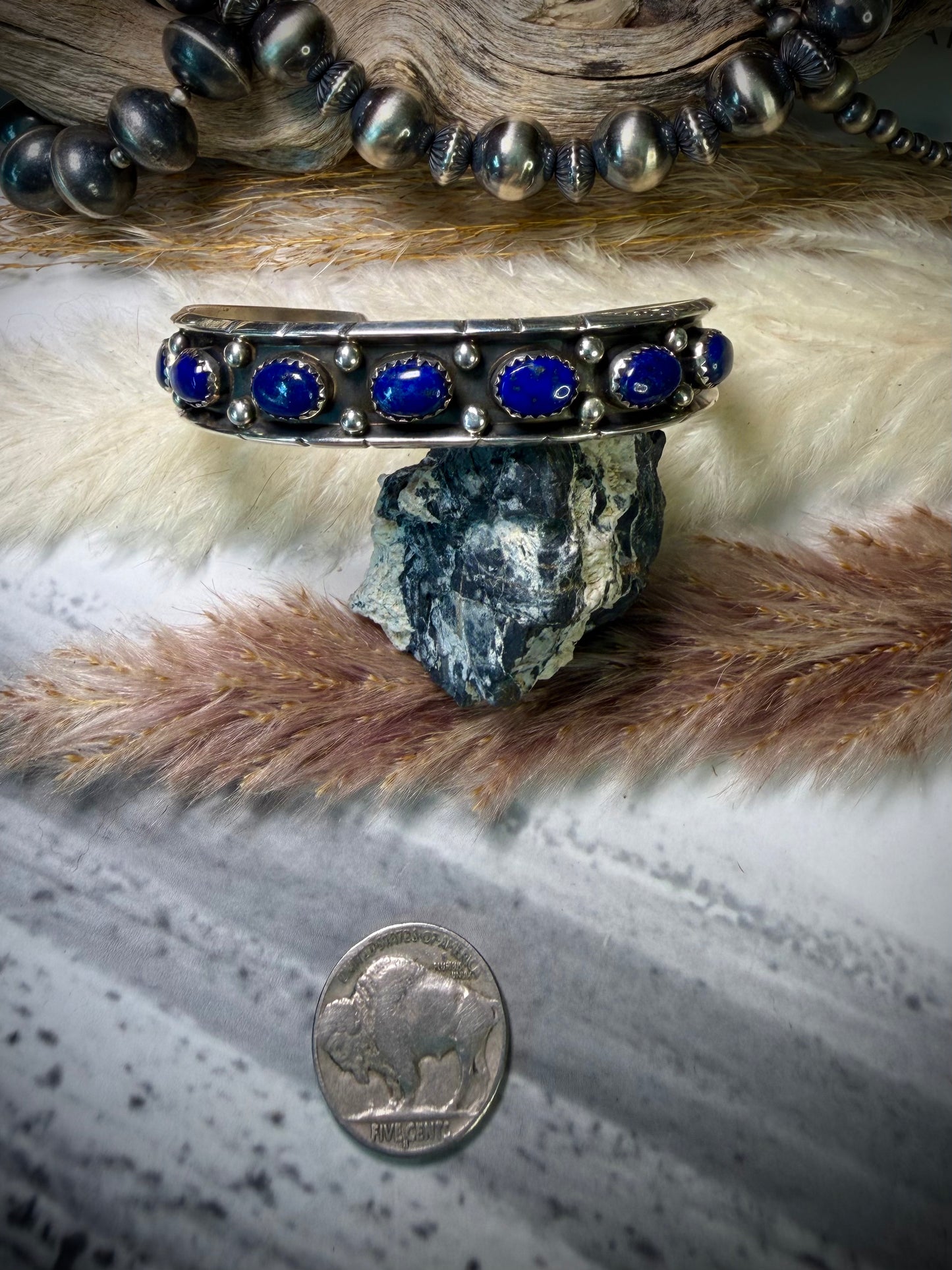 Reed Charley Lapis Cuff