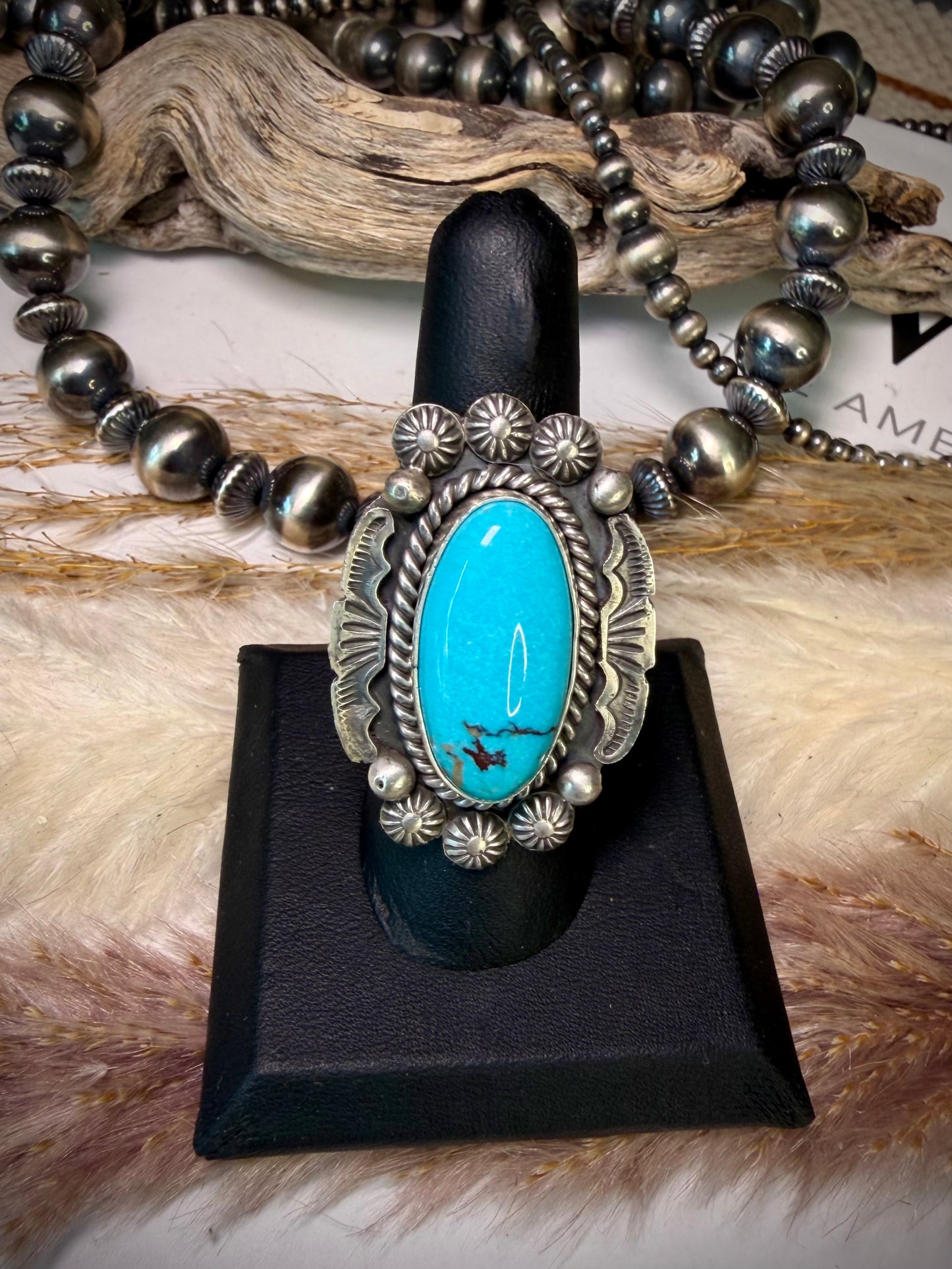 Bright Blue Michael Calladitto Ring