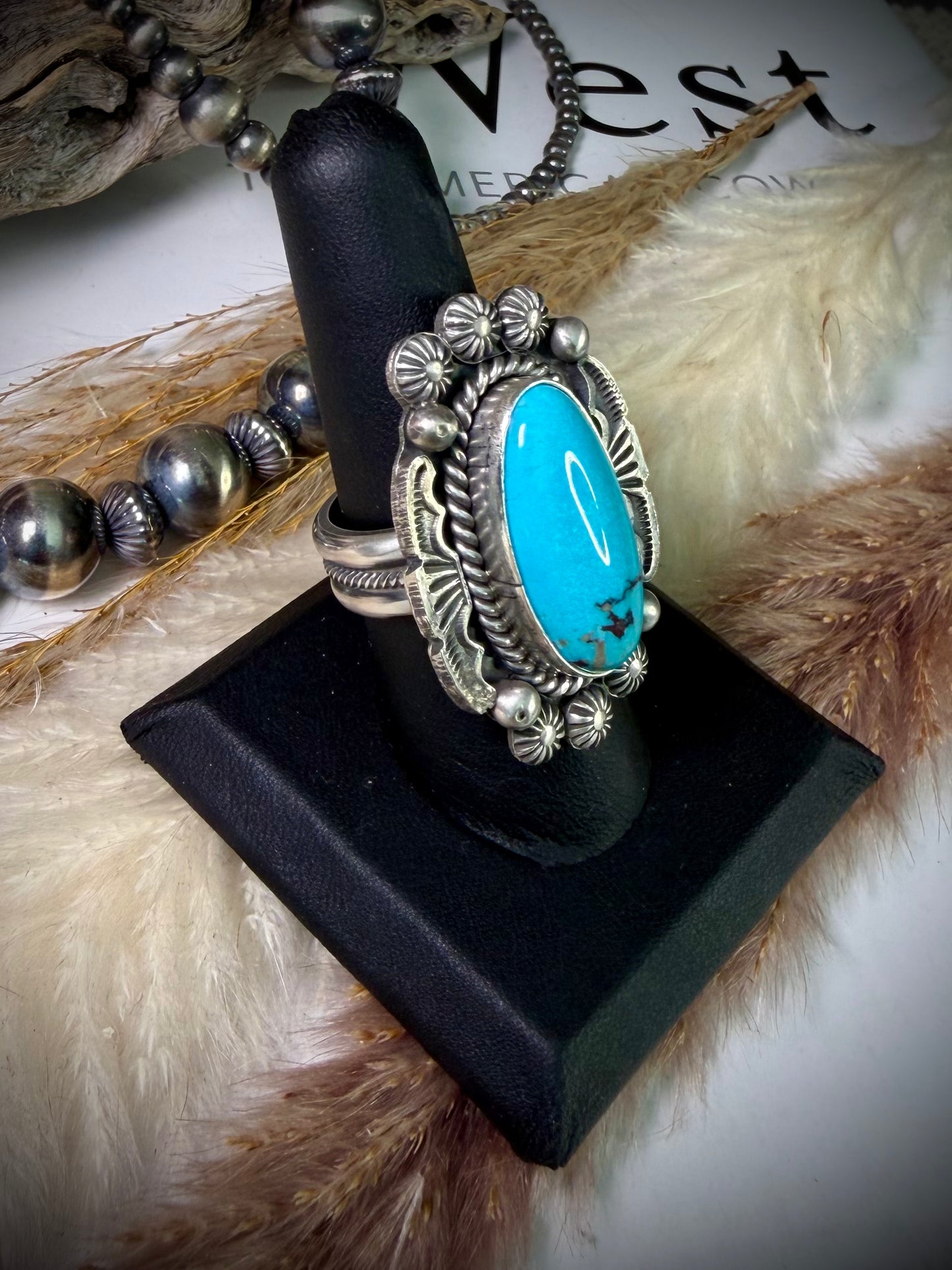 Bright Blue Michael Calladitto Ring