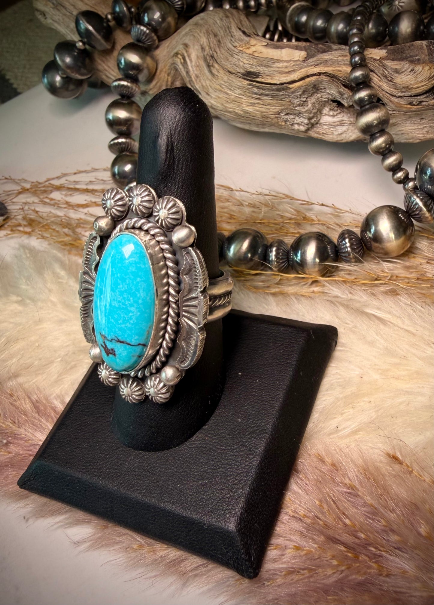 Bright Blue Michael Calladitto Ring