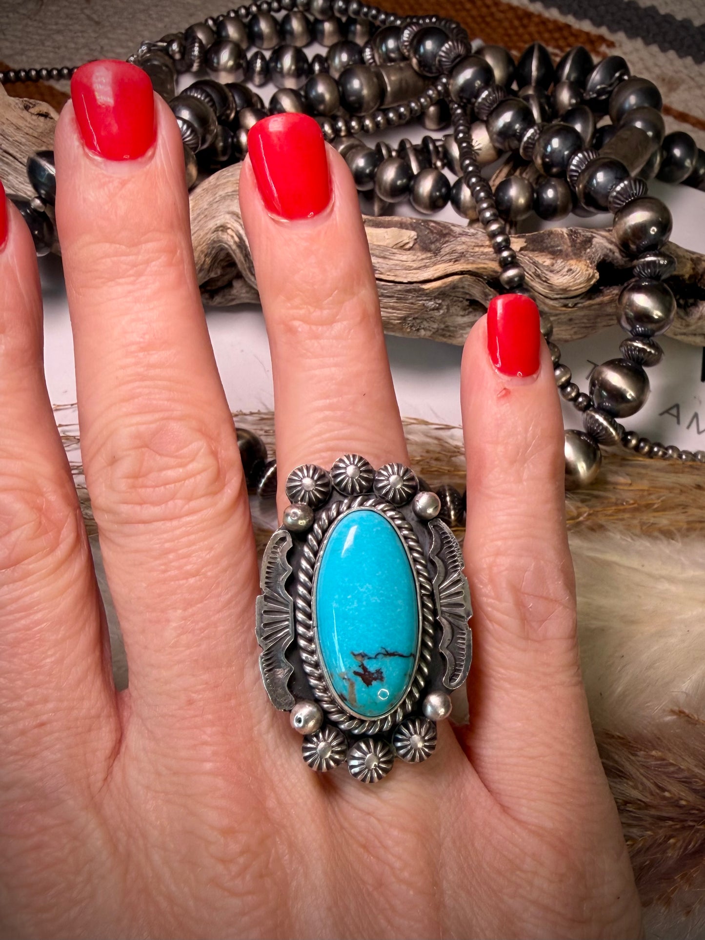 Bright Blue Michael Calladitto Ring