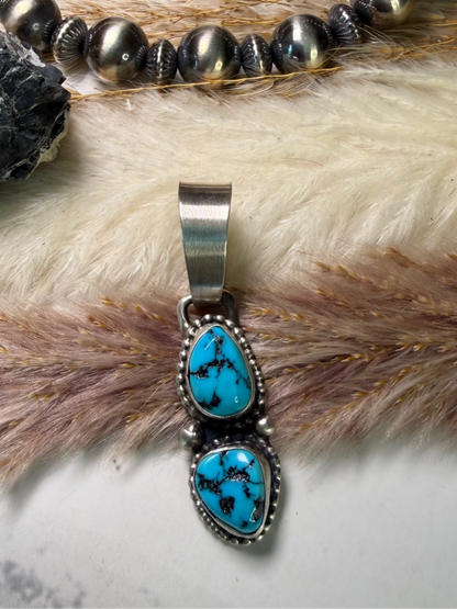 Bobby Johnson Sleeping Beauty Turquoise Pendant