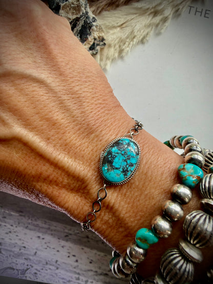 Blue Horizon Turquoise Link Bracelet