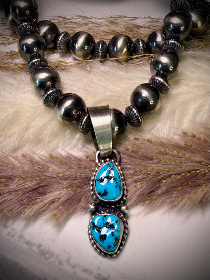 Bobby Johnson Sleeping Beauty Turquoise Pendant