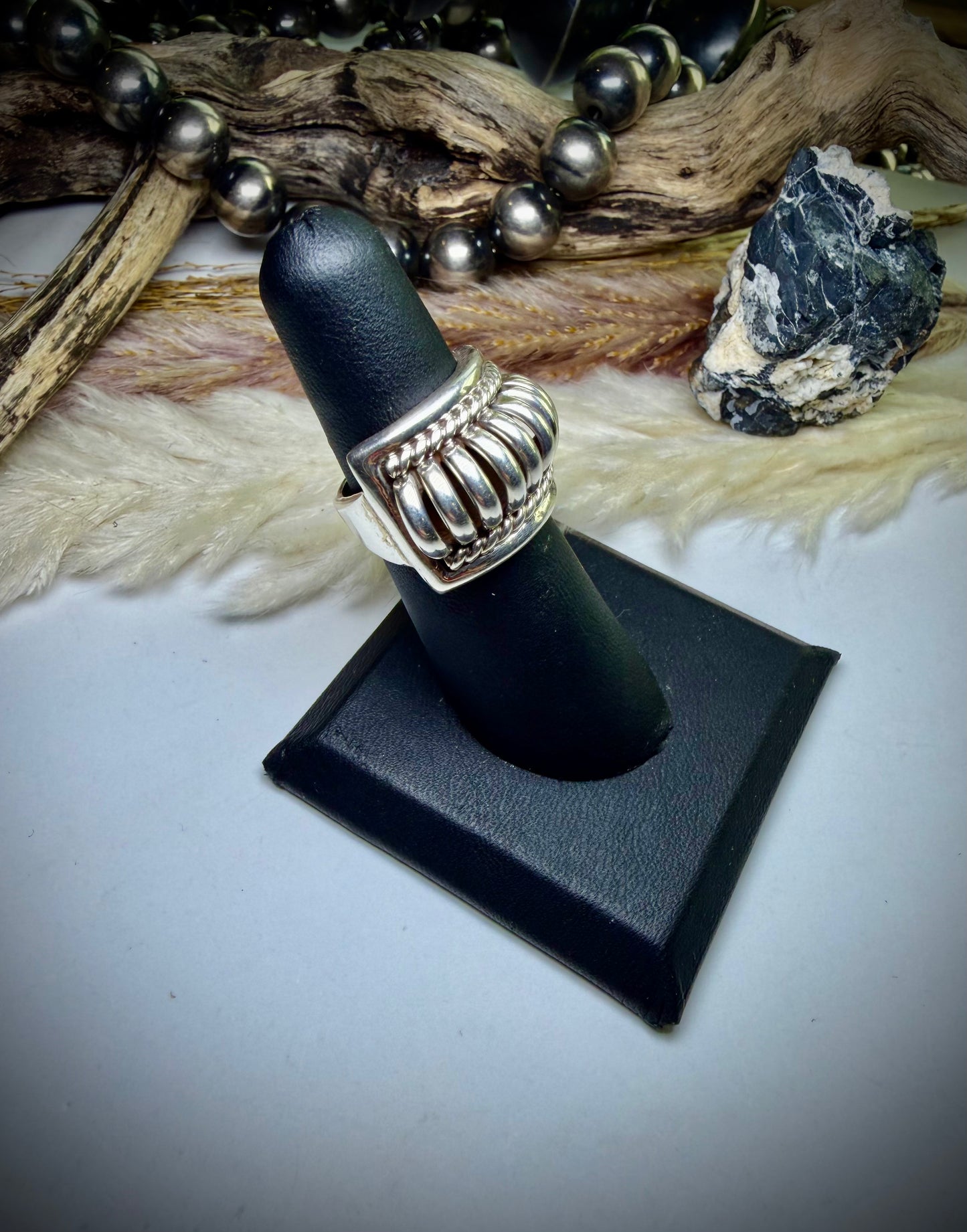 Ribbed Melon Ring by Thomas Charley