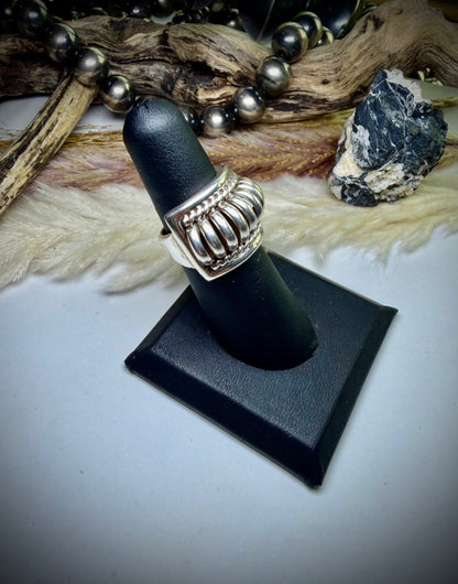 Ribbed Melon Ring by Thomas Charley