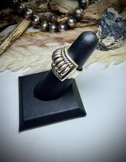 Ribbed Melon Ring by Thomas Charley