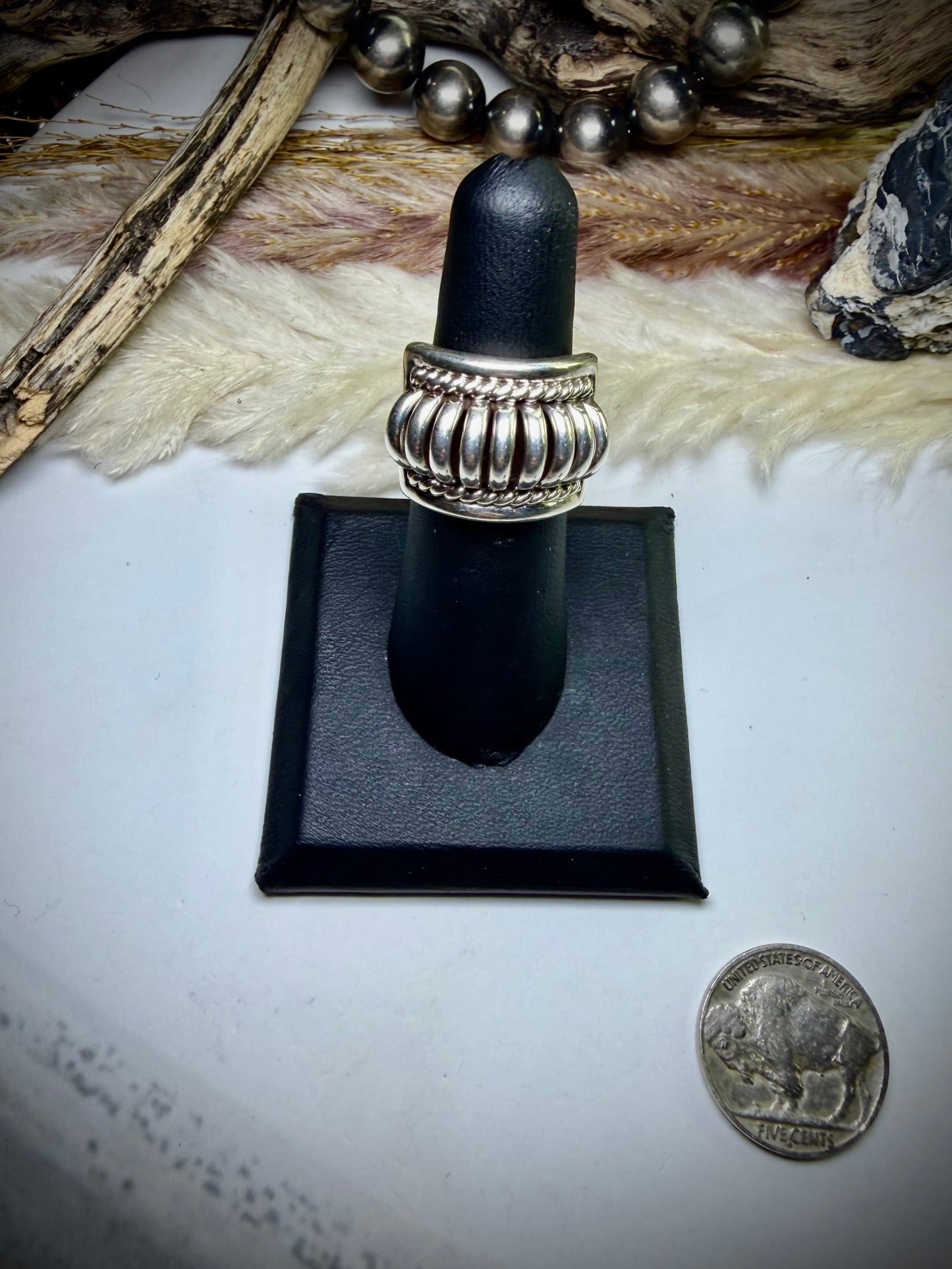 Ribbed Melon Ring by Thomas Charley