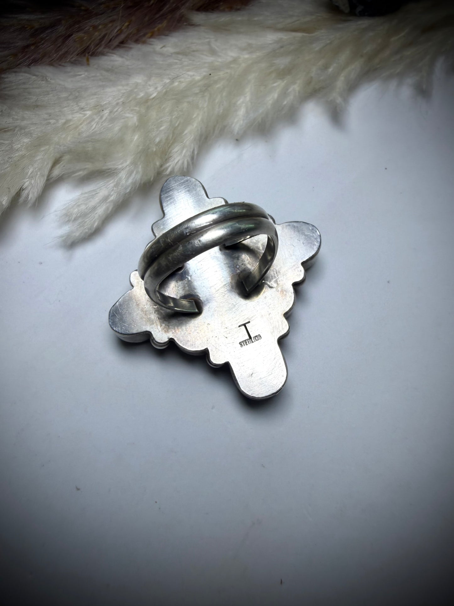 Palomino Cluster Ring Size 7 1/2