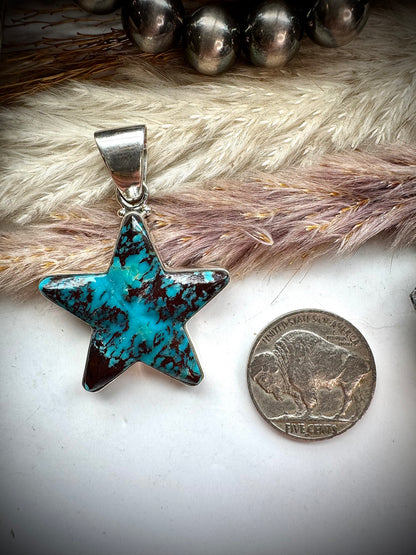 Turquoise Star Pendant