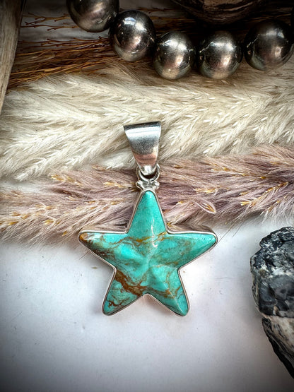 Turquoise Star Pendant