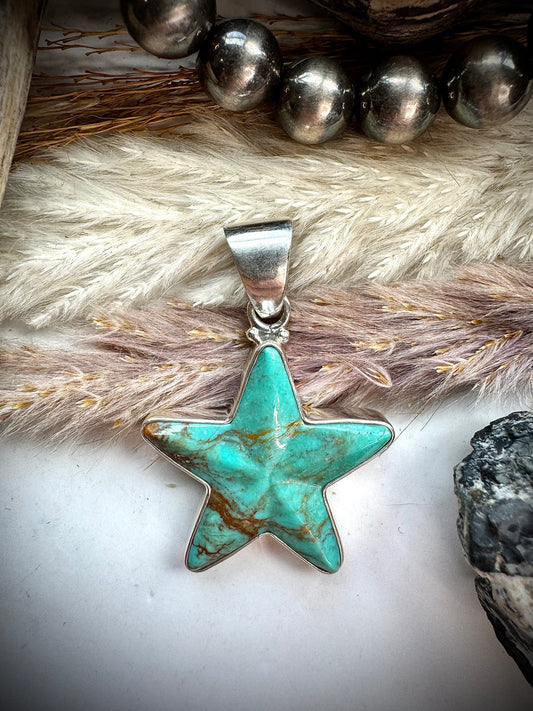 Turquoise Star Pendant