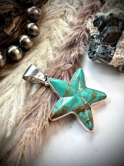Turquoise Star Pendant